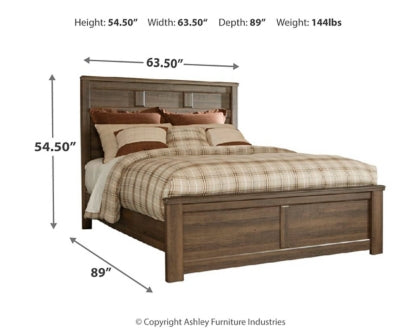 Juararo Queen Panel Bed - furniture place usa