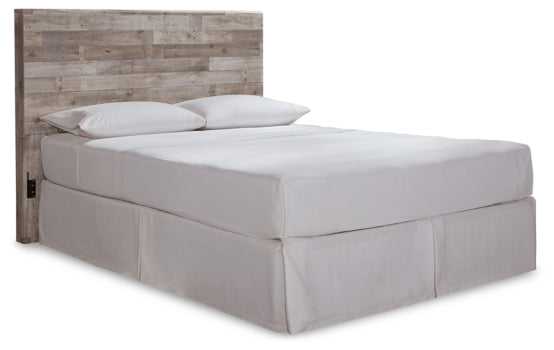 Effie Twin Panel Headboard Bed with Mirrored Dresser - furniture place usa
