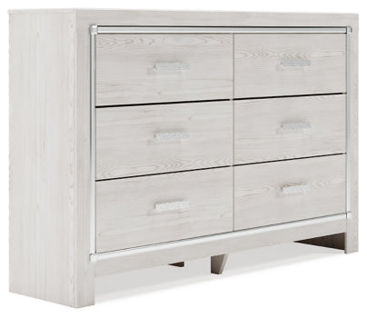 Altyra Twin Panel Bookcase Bed with Dresser - furniture place usa