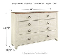 Willowton Dresser - furniture place usa