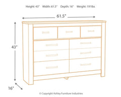 Bellaby Dresser - furniture place usa