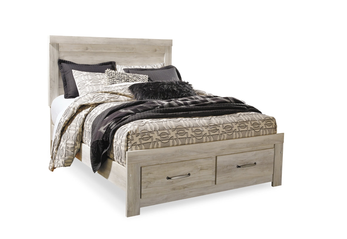 Bellaby Queen Platform Bed with 2 Storage Drawers with Dresser - furniture place usa