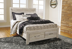 Bellaby Queen Platform Bed with 2 Storage Drawers - furniture place usa