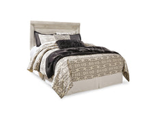 Bellaby Queen Panel Headboard Bed with Mirrored Dresser - furniture place usa