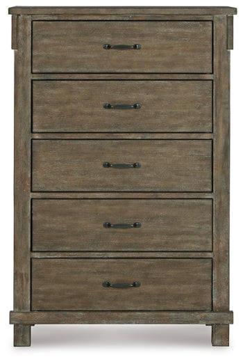 Shamryn King Panel Bed with Mirrored Dresser, Chest and 2 Nightstands - furniture place usa