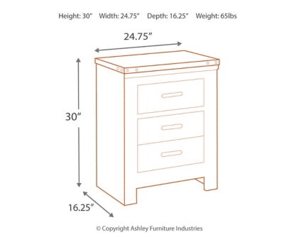 Trinell King/California King Panel Headboard with Dresser, Chest and Nightsand - furniture place usa