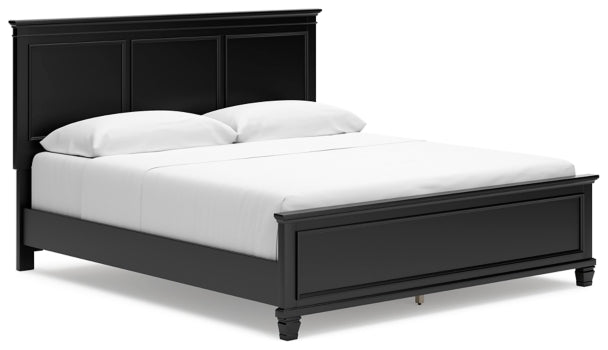 Lanolee California King Panel Bed - furniture place usa