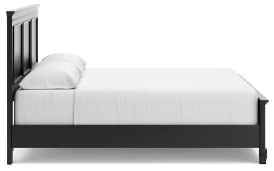 Lanolee California King Panel Bed - furniture place usa