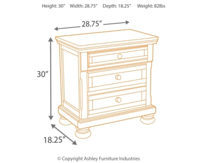 Porter Nightstand - furniture place usa