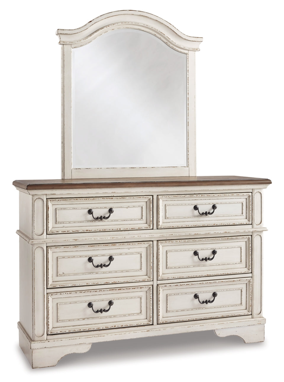 Realyn Full Panel Bed with Mirrored Dresser, Chest and Nightstand - furniture place usa