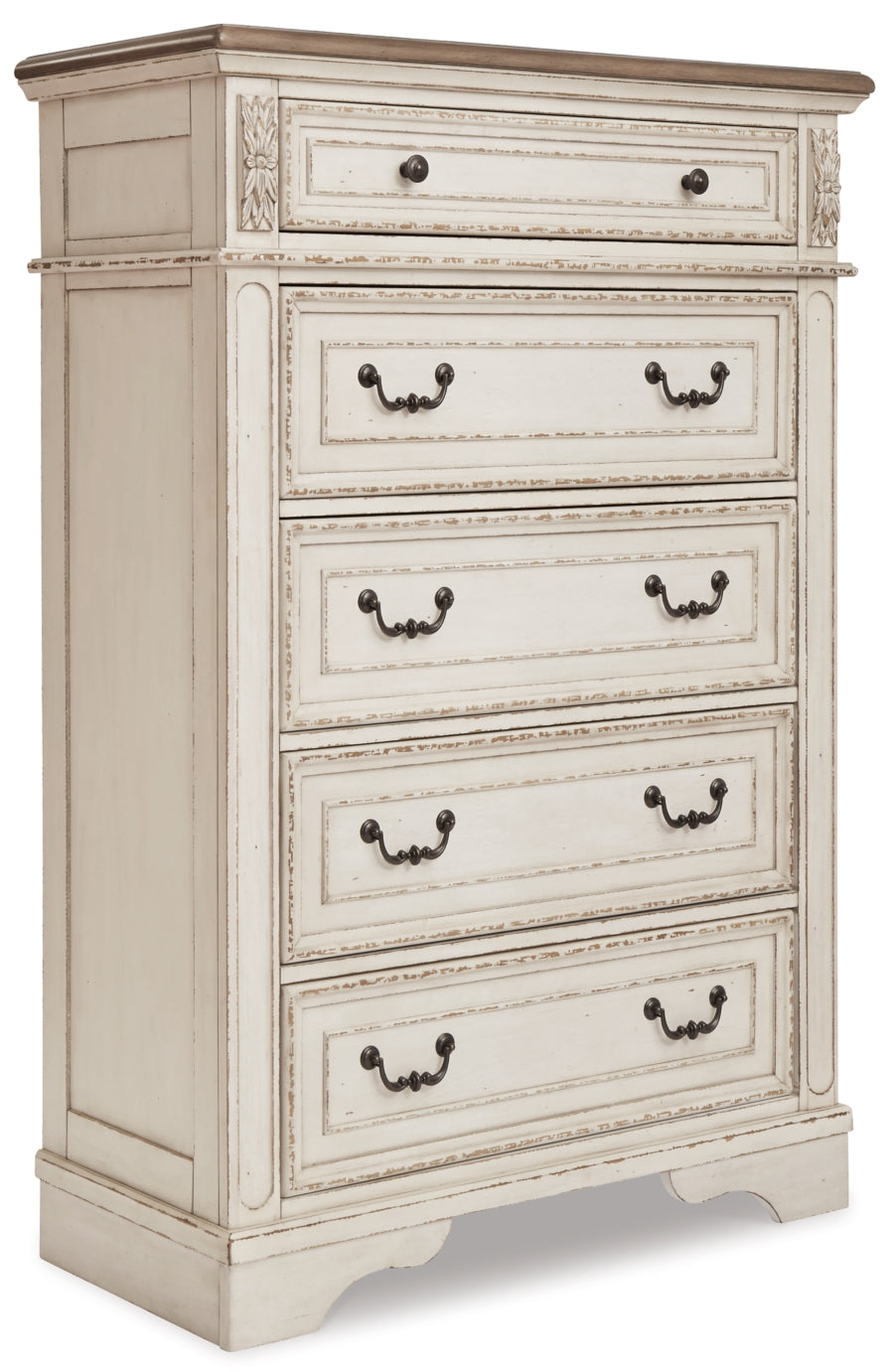 Realyn Queen Sleigh Bed with Mirrored Dresser and 2 Nightstands - PKG006670 - furniture place usa