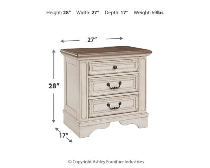 Realyn Queen Upholstered Panel Bed with Mirrored Dresser and 2 Nightstands - furniture place usa