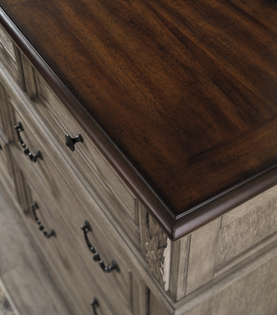 Lodenbay Dresser and Mirror - furniture place usa