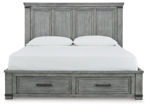 Russelyn California King Storage Bed - furniture place usa