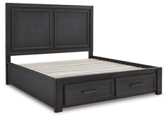 Foyland Queen Panel Storage Bed - furniture place usa