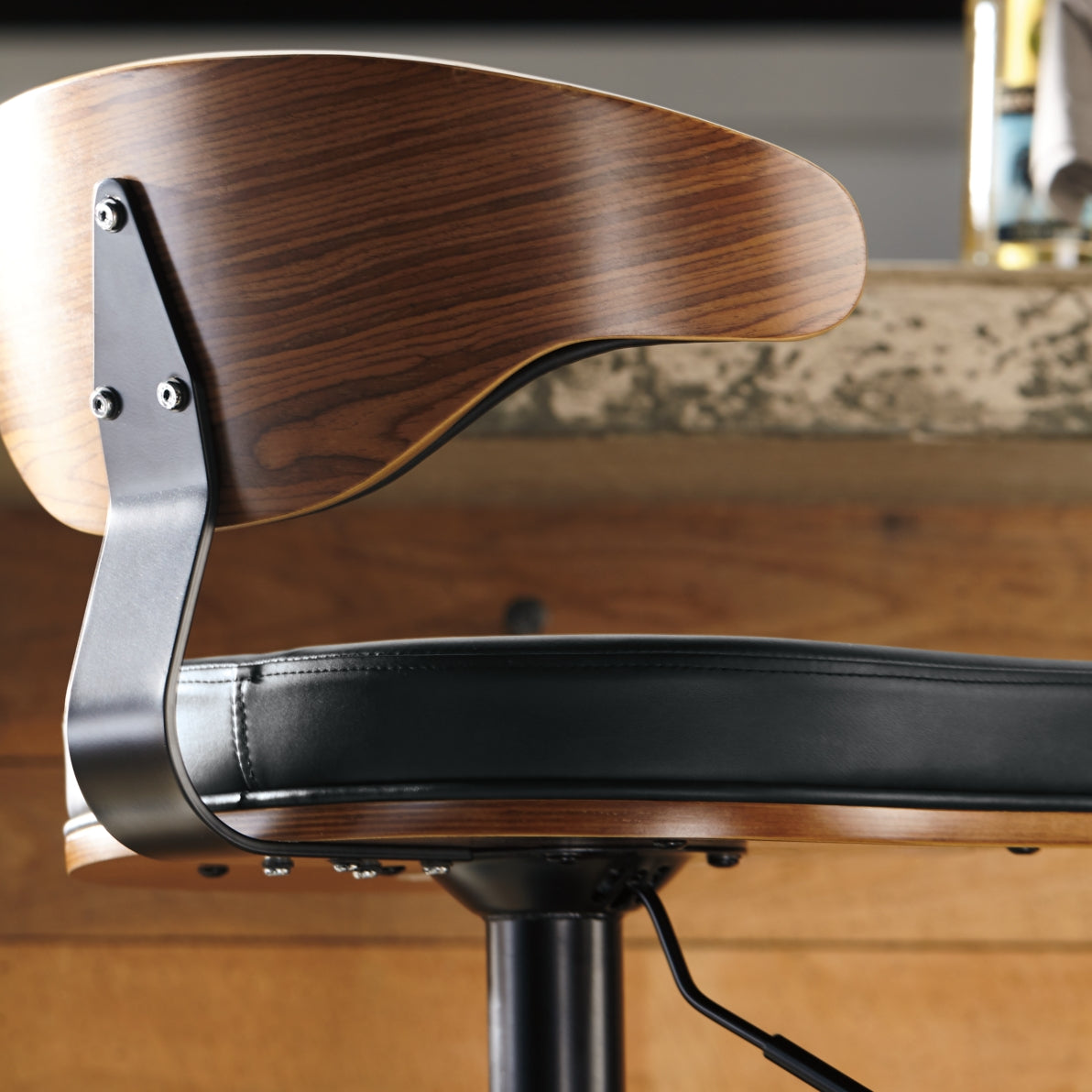 Bellatier Adjustable Height Bar Stool - furniture place usa