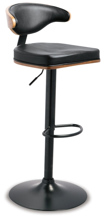 Bellatier Adjustable Height Bar Stool - furniture place usa