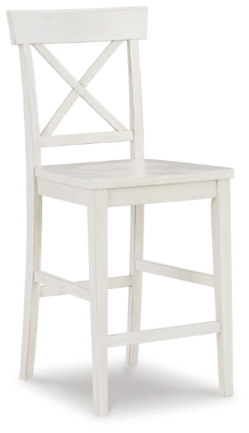 Stuven Counter Height Dining Table and 4 Barstools - PKG012084 - furniture place usa