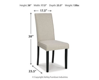 Kimonte Dining Table and 4 Chairs - PKG013925 - furniture place usa