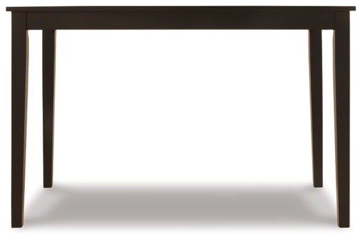 Kimonte Dining Table and 4 Chairs - PKG013925