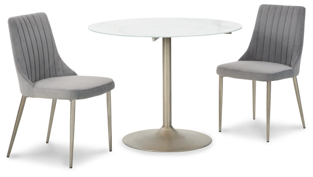 Barchoni Dining Table and 2 Chairs - furniture place usa