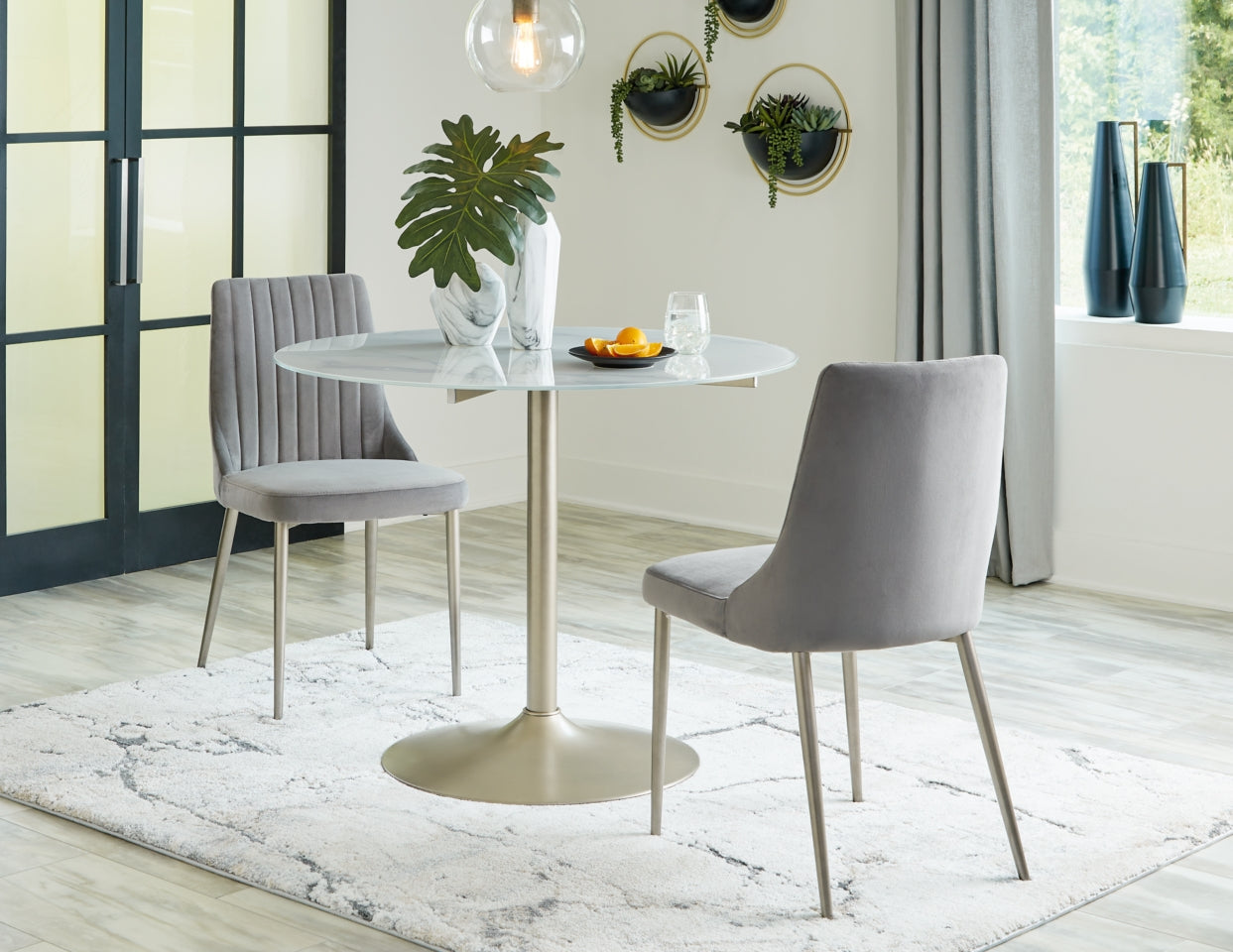Barchoni Dining Table and 2 Chairs - furniture place usa