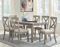 Parellen Dining Table and 6 Chairs - PKG011520 - furniture place usa