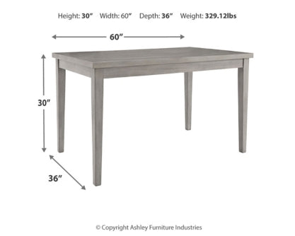 Parellen Dining Table and 6 Chairs - PKG011520 - furniture place usa