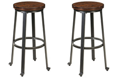 Challiman 2-Piece Bar Stool - PKG000082 - furniture place usa