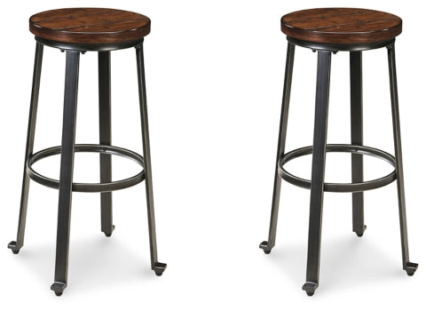Challiman 2-Piece Bar Stool - PKG000082 - furniture place usa
