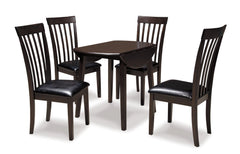 Hammis Dining Table and 4 Chairs - furniture place usa