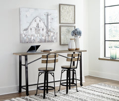 Lesterton Counter Height Dining Table and 2 Barstools - PKG012087 - furniture place usa