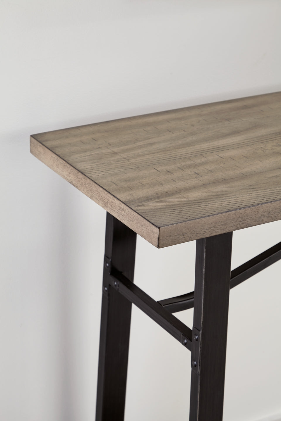 Lesterton Long Counter Table - furniture place usa