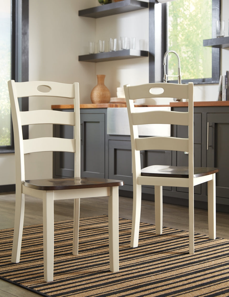 Woodanville 2-Piece Dining Room Chair - furniture place usa