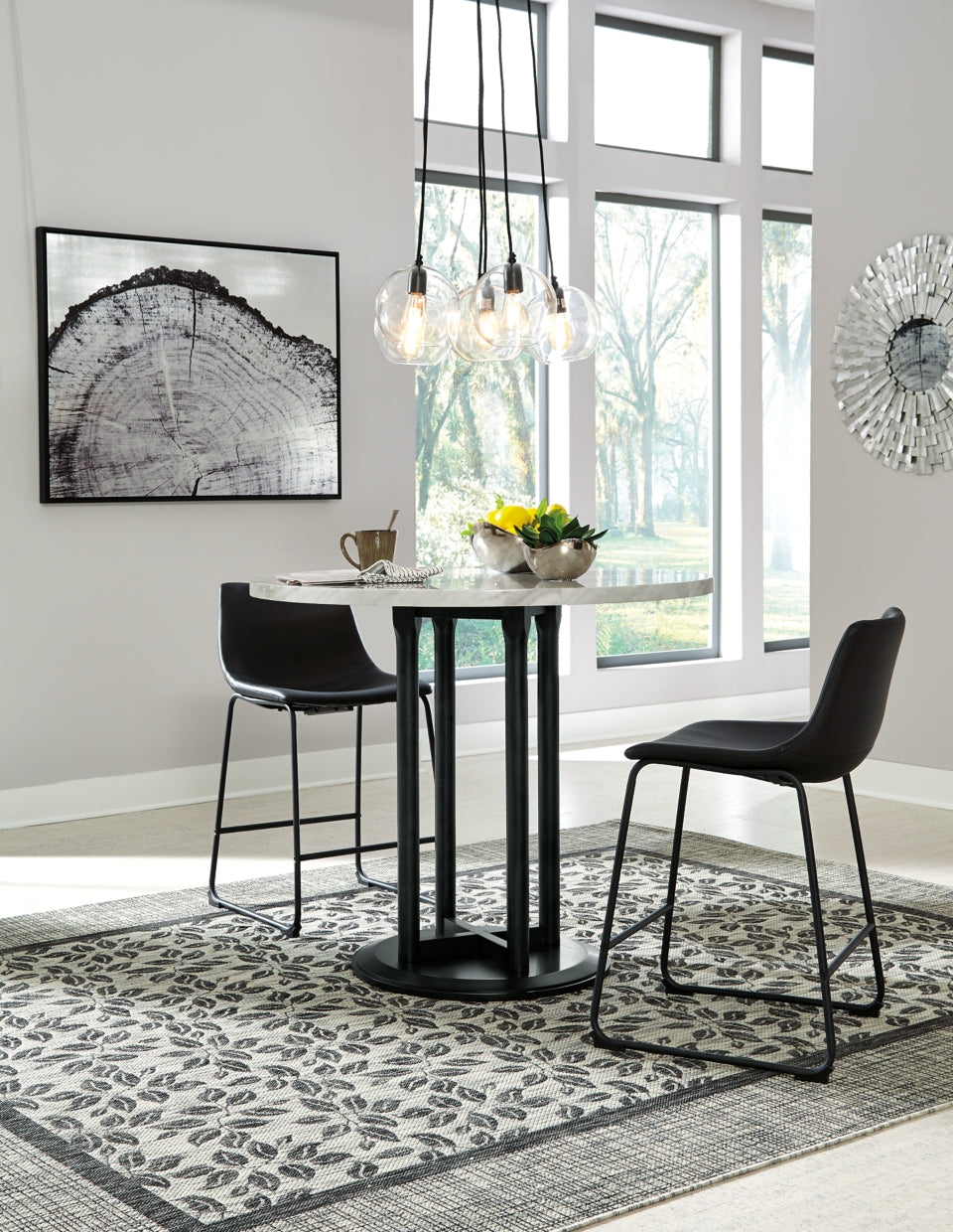 Centiar Counter Height Dining Table and 2 Barstools - furniture place usa