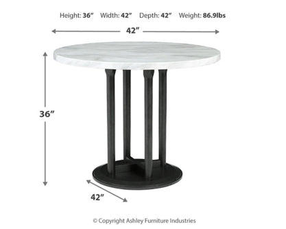 Centiar Counter Height Dining Table and 2 Barstools - furniture place usa