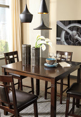 Bennox Counter Height Dining Table and Bar Stools (Set of 5) - furniture place usa