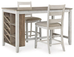 Skempton Counter Height Dining Table and 2 Barstools - furniture place usa