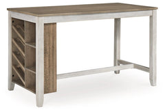 Skempton Counter Height Dining Table and 4 Barstools - furniture place usa