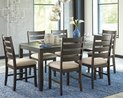 Rokane Dining Table and Chairs (Set of 7) - furniture place usa