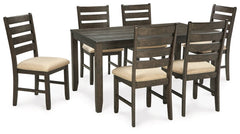 Rokane Dining Table and Chairs (Set of 7) - furniture place usa