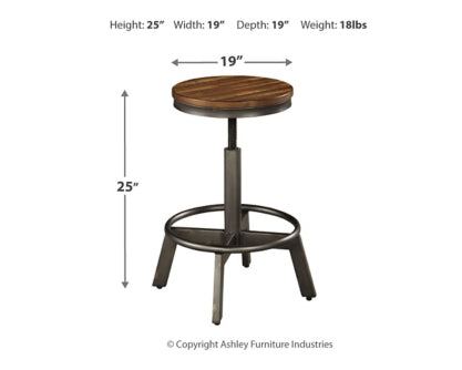 Torjin 2-Piece Bar Stool - furniture place usa