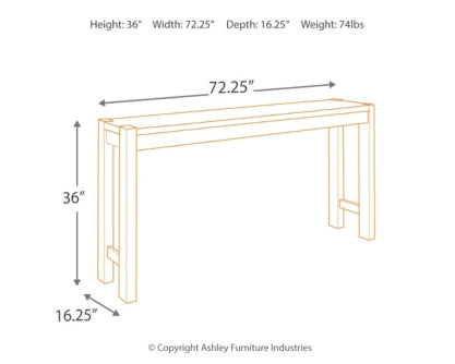 Torjin Counter Height Dining Table and 4 Barstools - PKG000114 - furniture place usa