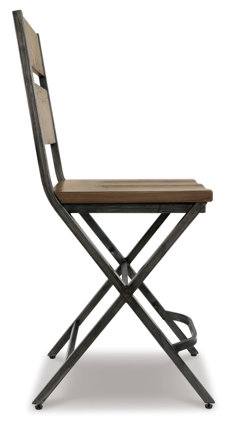 Kavara Counter Height Dining Table and 4 Barstools - furniture place usa