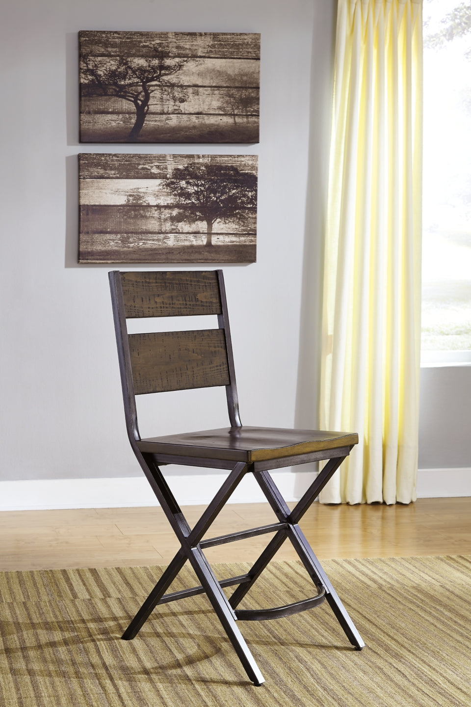 Kavara Counter Height Dining Table and 4 Barstools - furniture place usa