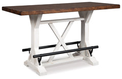Valebeck Counter Height Dining Table and 2 Barstools - furniture place usa