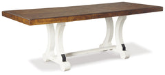 Valebeck Dining Table and 8 Chairs - furniture place usa