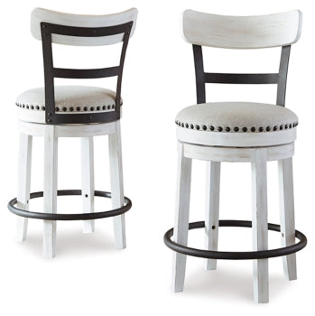 Valebeck Counter Height Dining Table and 2 Barstools - furniture place usa