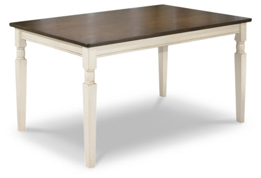 Whitesburg Dining Table and 4 Chairs with Storage - furniture place usa