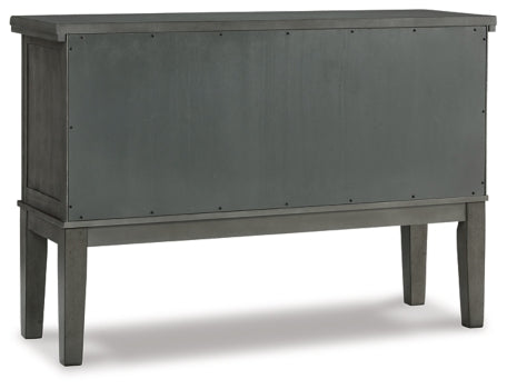 Hallanden Counter Height Dining Table and 6 Barstools with Storage - furniture place usa